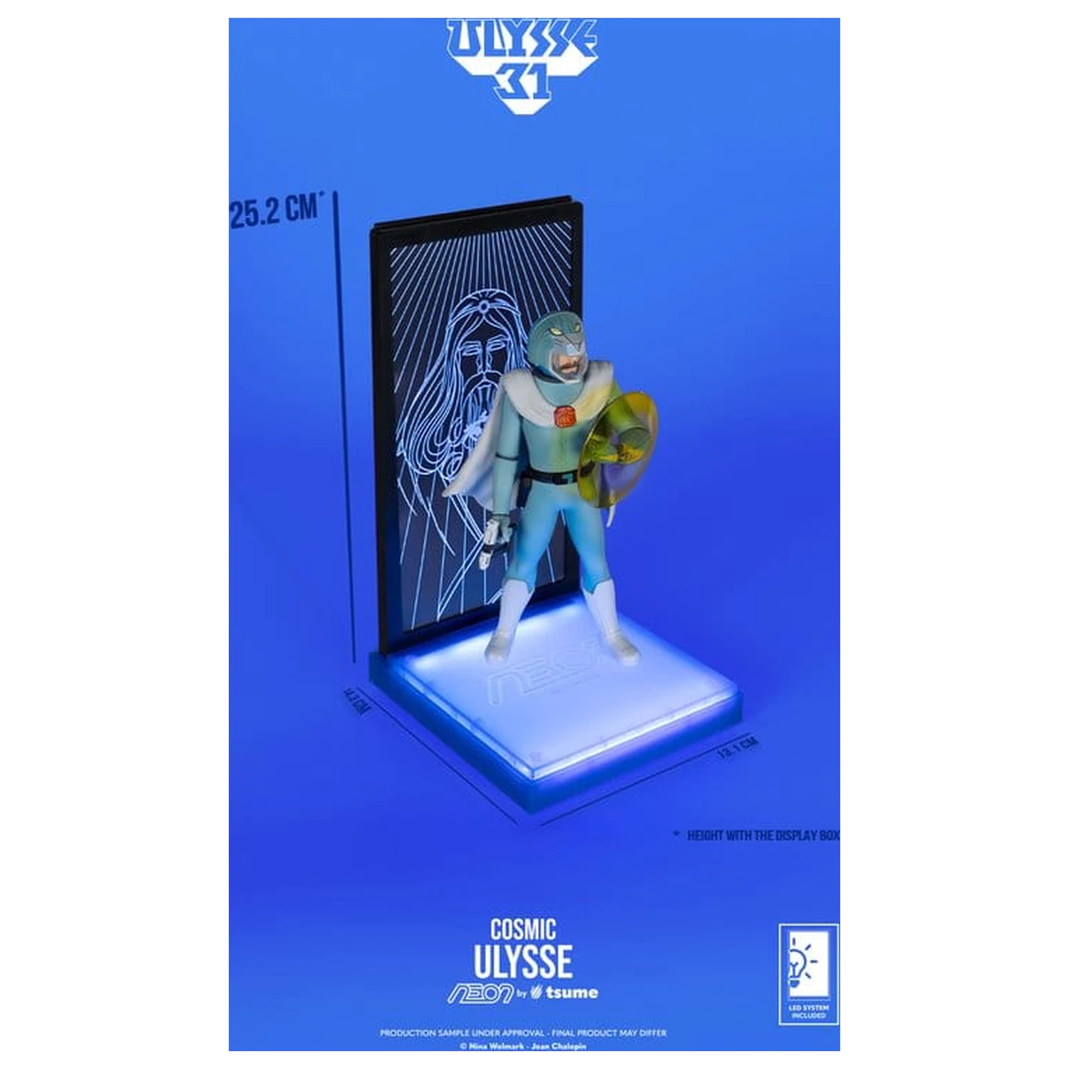 Ulysse 31 Neonska Figura 1/9 Ulysse Kozmička Verzija 20 cm fotografija proizvoda