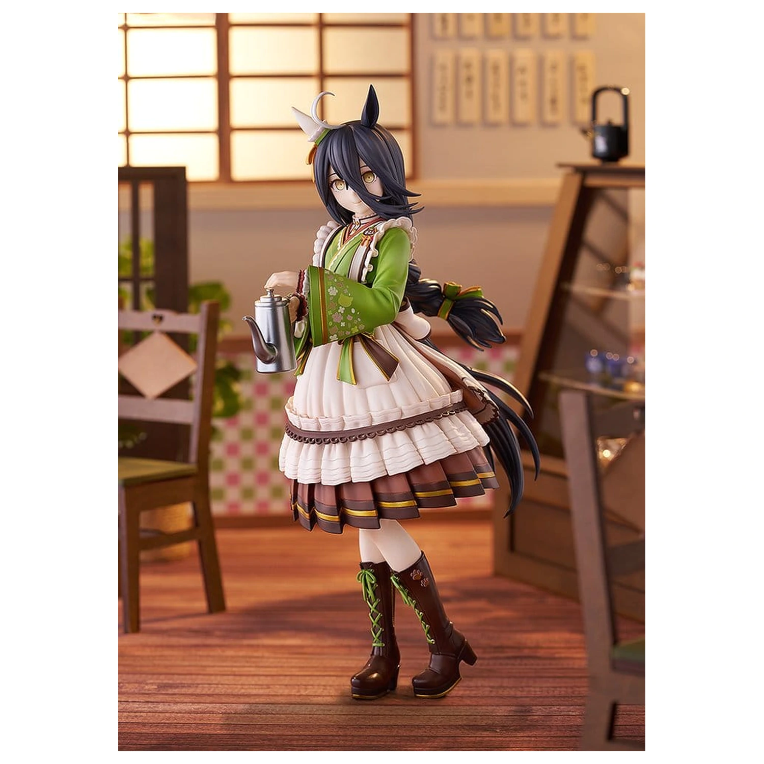 Uma Musume Pretty Derby PVC statua 1/7 Manhattan Cafe Willow-Green Evening 24 cm fotografija proizvoda