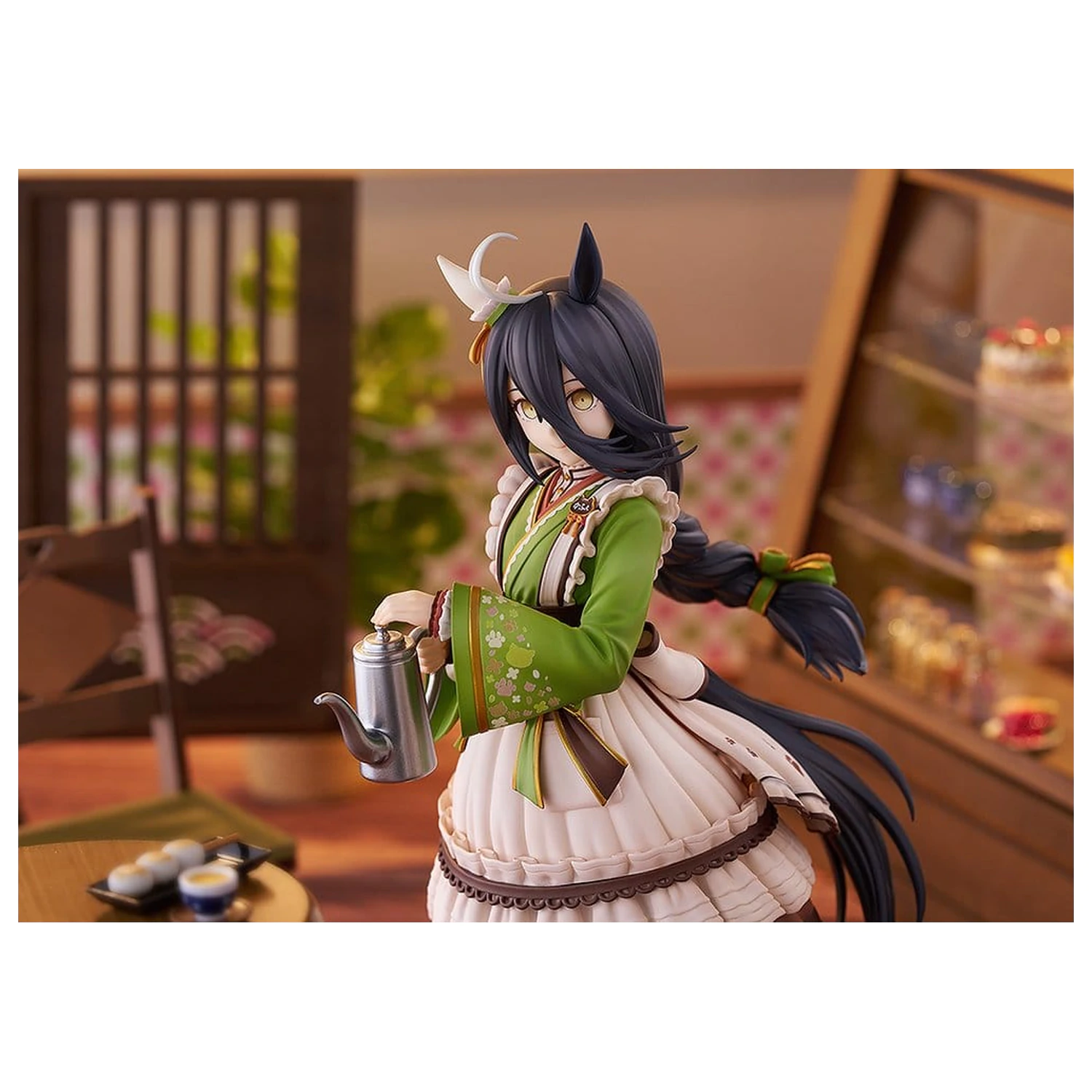 Uma Musume Pretty Derby PVC statua 1/7 Manhattan Cafe Willow-Green Evening 24 cm fotografija proizvoda