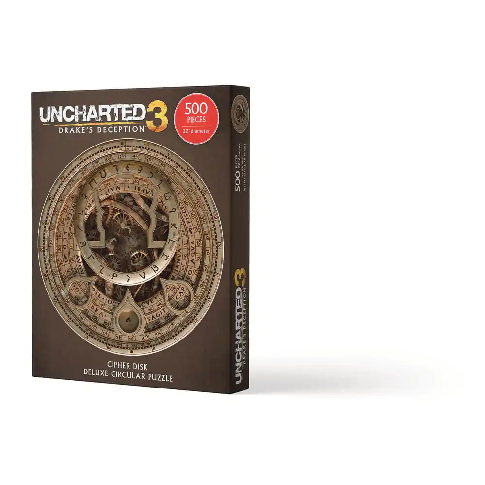 Uncharted slagalica Cipher Disk Circular Deluxe (500 dijelova) fotografija proizvoda