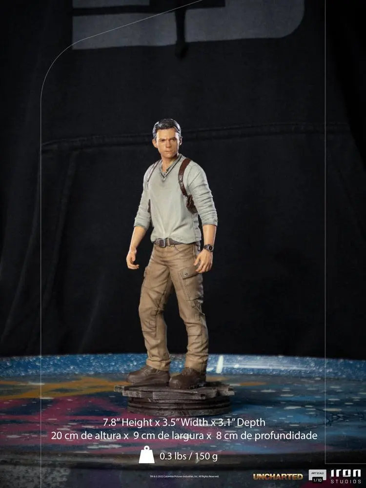 Uncharted Movie Art Scale kip 1/10 Nathan Drake 20 cm fotografija proizvoda