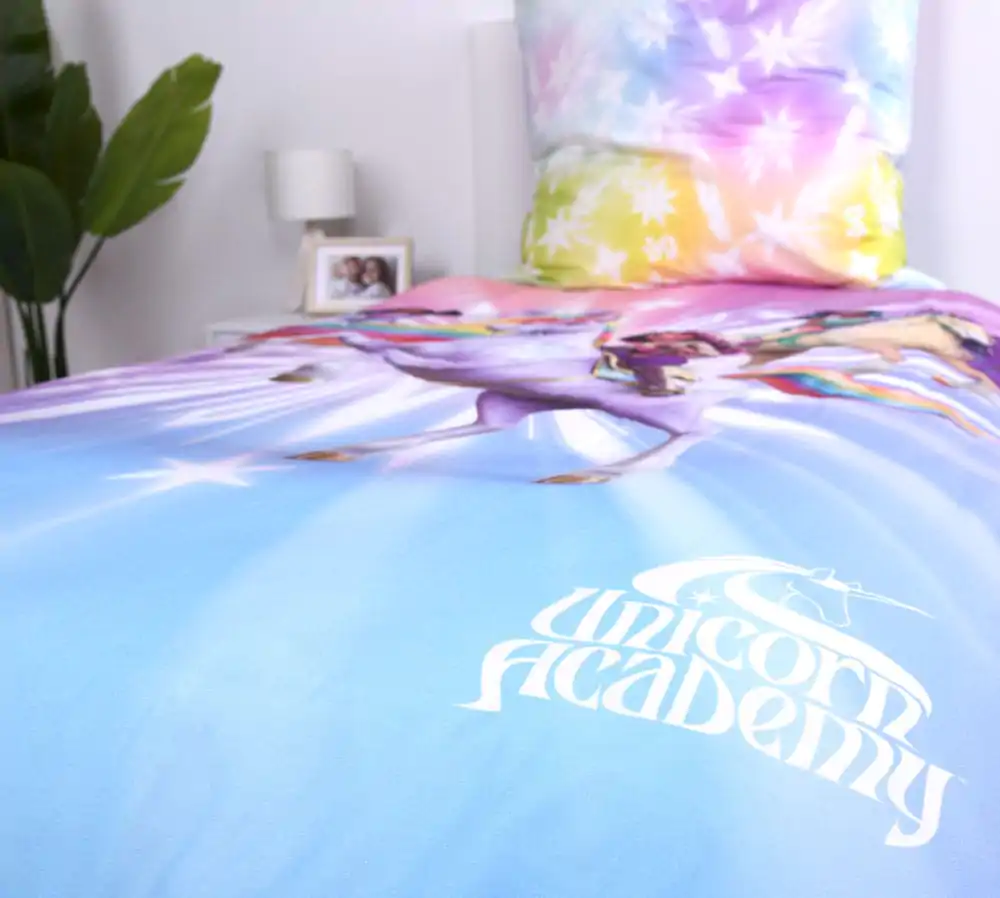 Unicorn Academy posteljina Magic 135 x 200 cm fotografija proizvoda