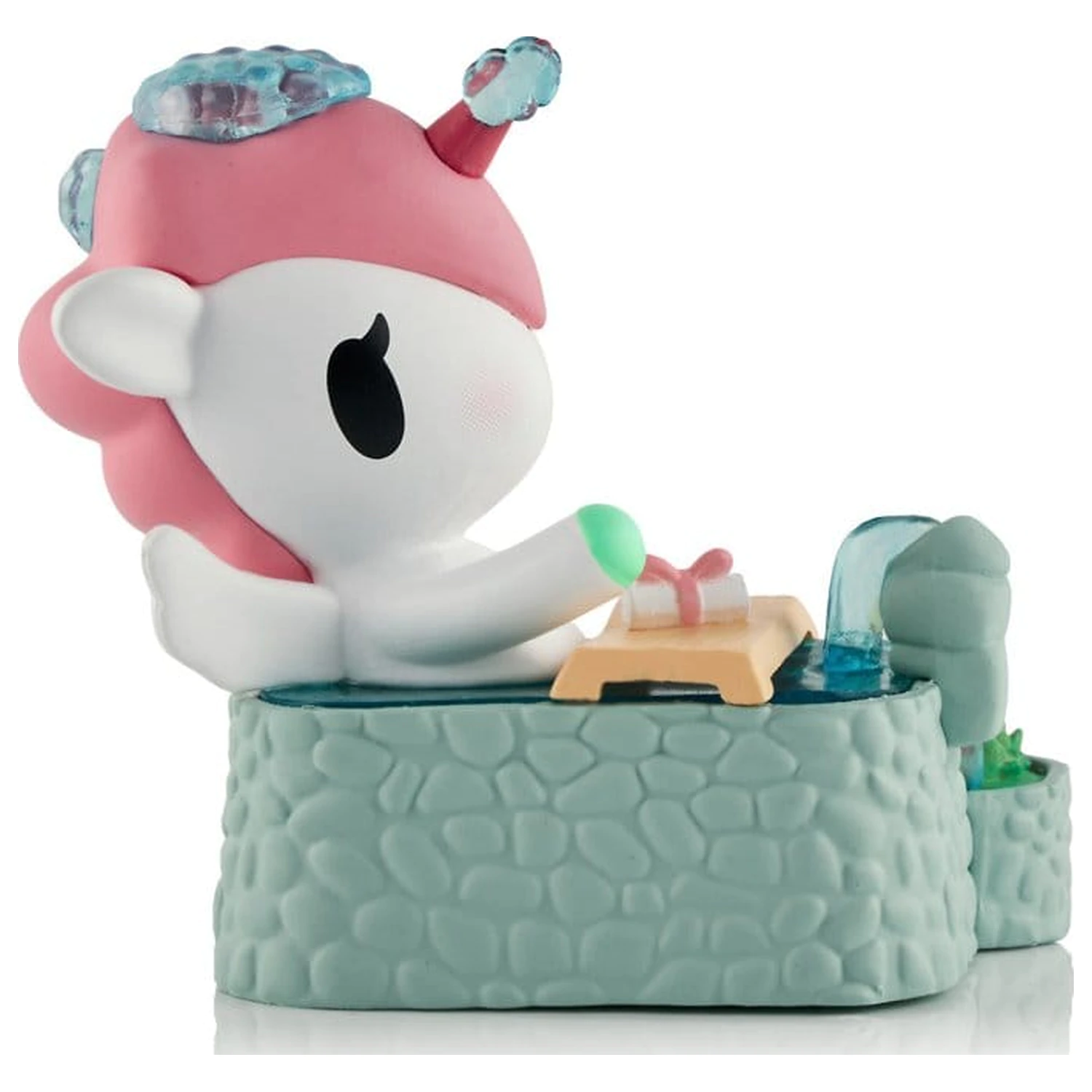Unicorno Window Box Figura Spa Day Hot Springs Oasis 7 cm fotografija proizvoda
