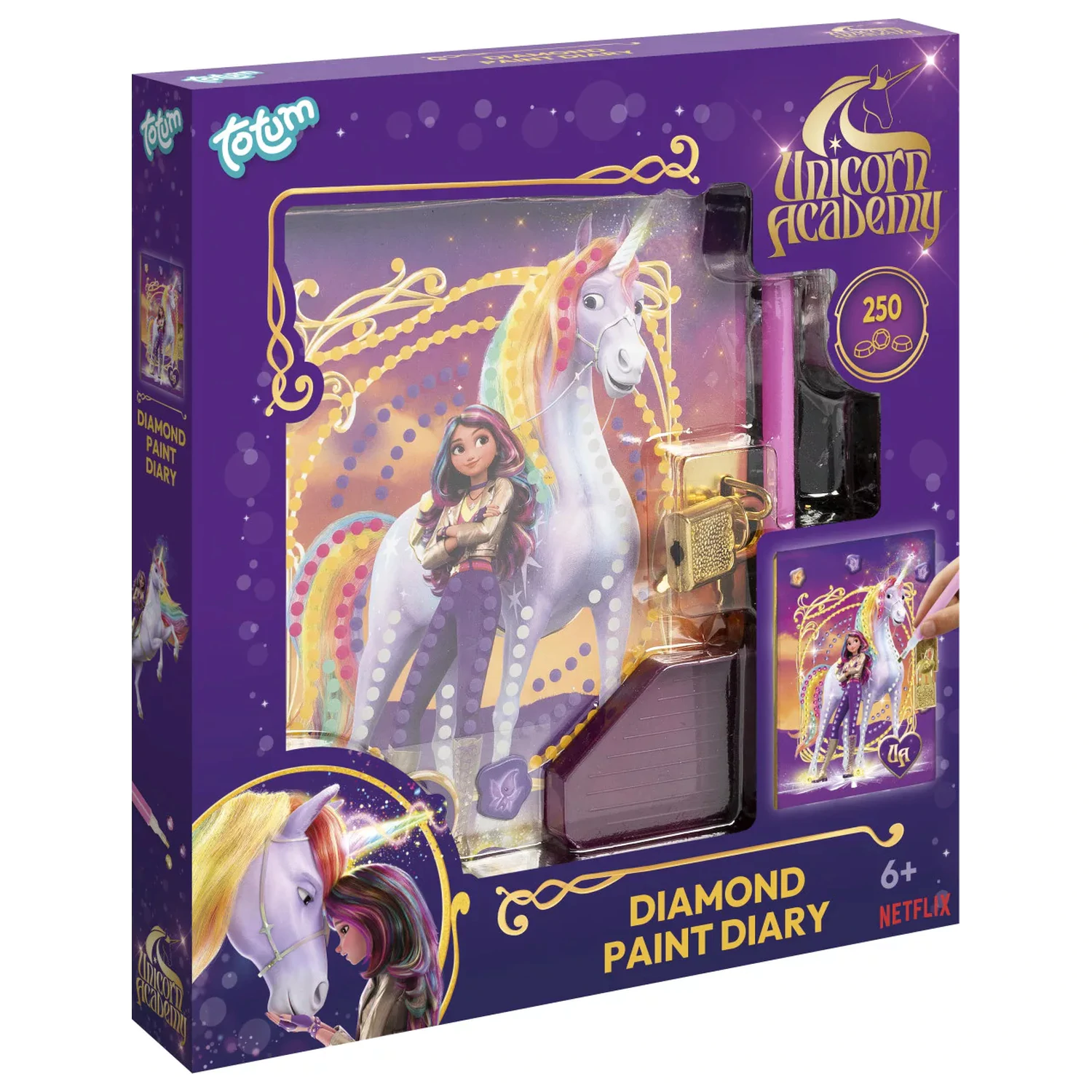 Unicorn Academy Friends Diamond Dotz Lokot Dnevnik fotografija proizvoda
