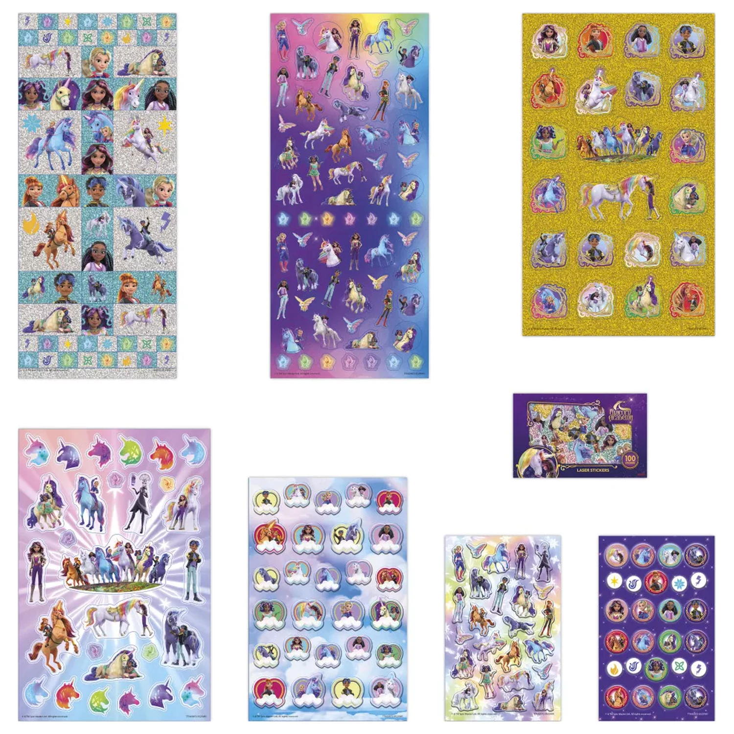 Unicorn Academy Super Set naljepnica s igračkom fotografija proizvoda