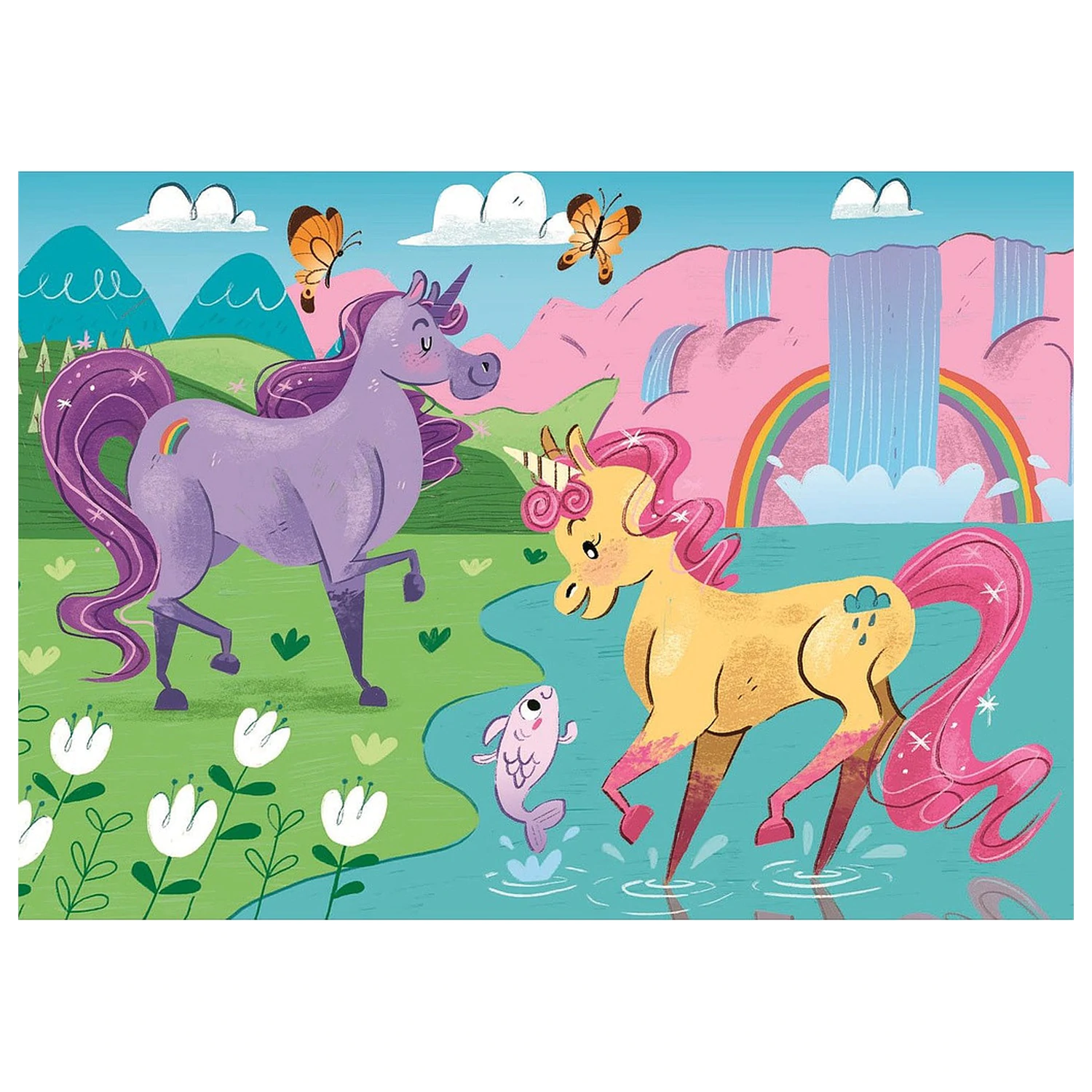 Unicorn Believe 2x20-dijelna slagalica fotografija proizvoda