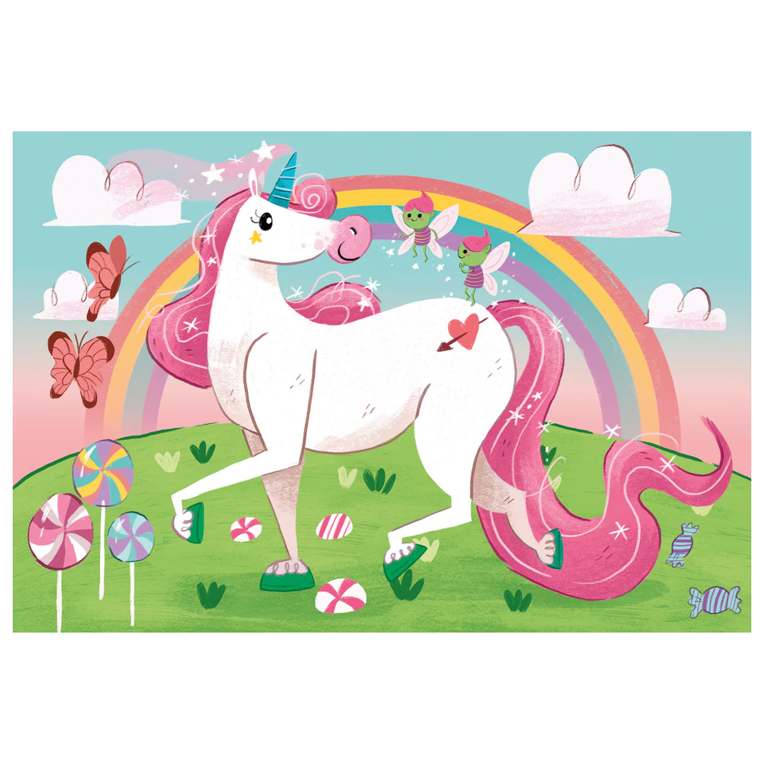 Unicorn Believe 2x20-dijelna slagalica fotografija proizvoda
