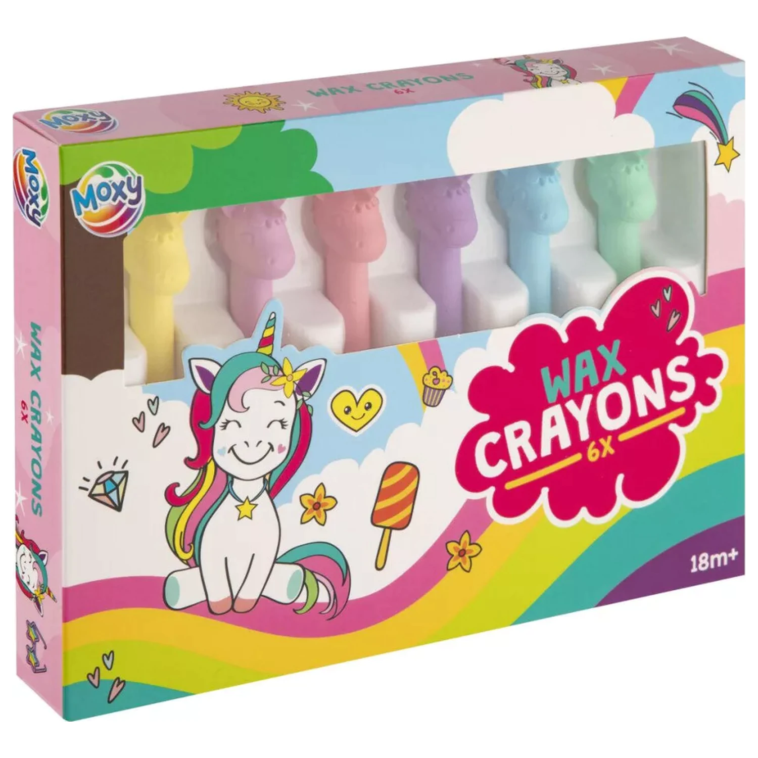 Unicorn Happy Shape Bojice, pakiranje od 6 komada fotografija proizvoda