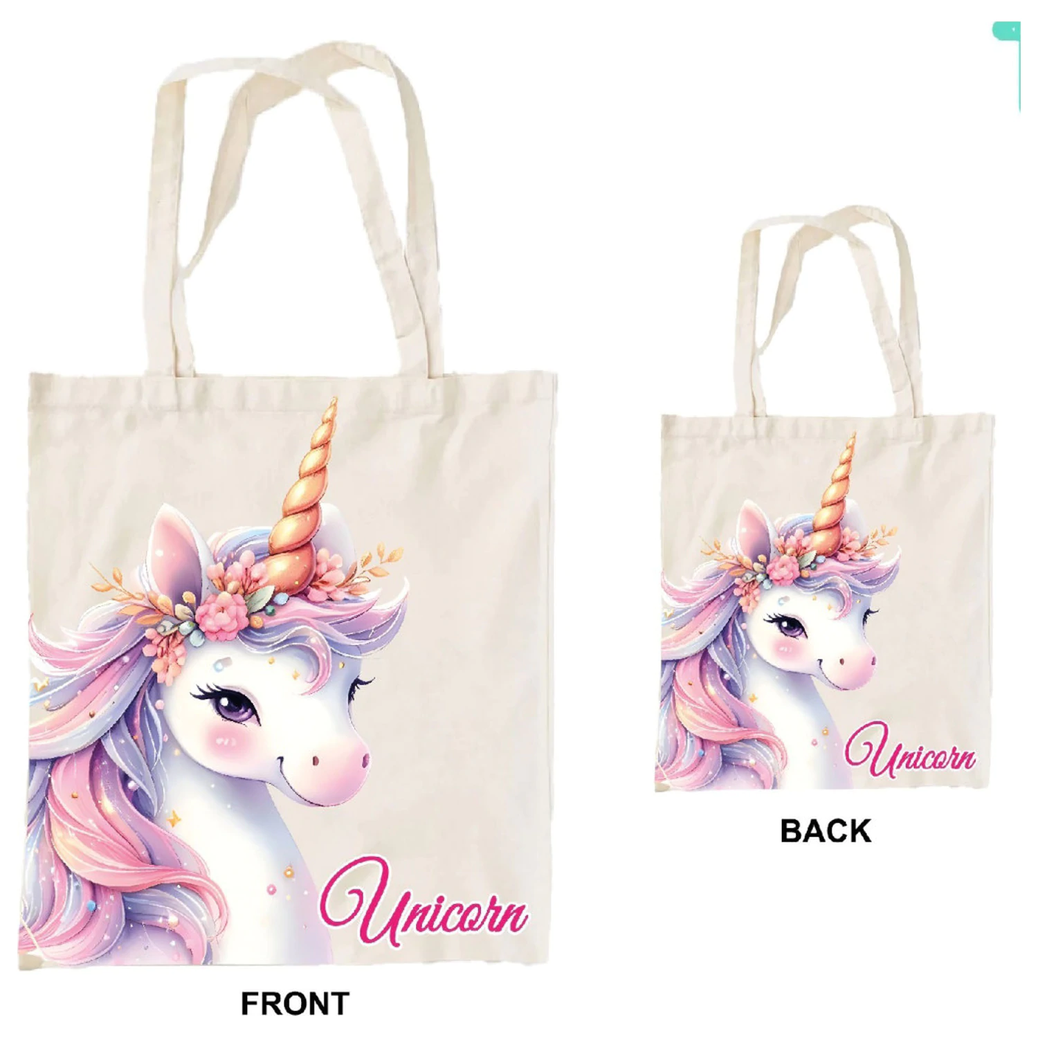 Unicorn Mystic Canvas torba, torba za kupovinu 44 cm fotografija proizvoda