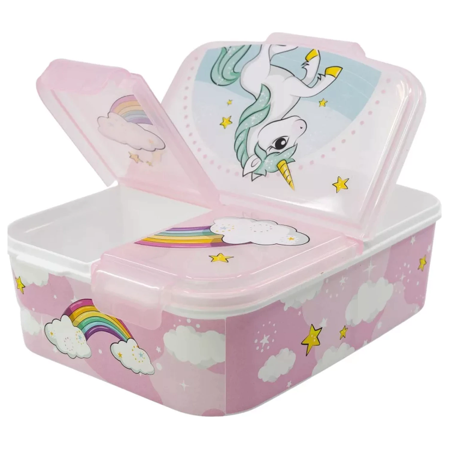 Unicorn Range Višekomorna kutija za ručak, kutija za sendvič fotografija proizvoda
