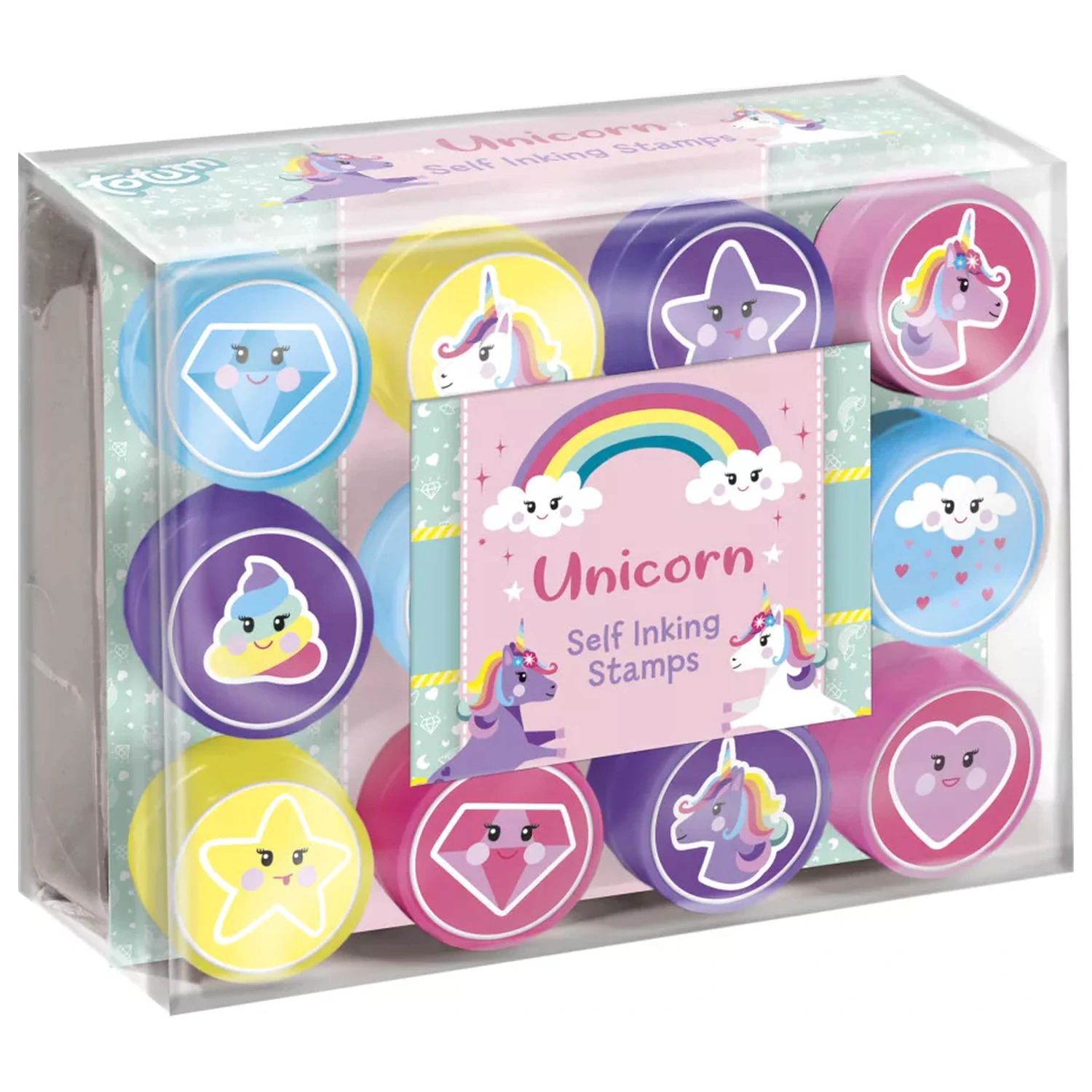 Unicorn Smile Set pečata 12 komada fotografija proizvoda
