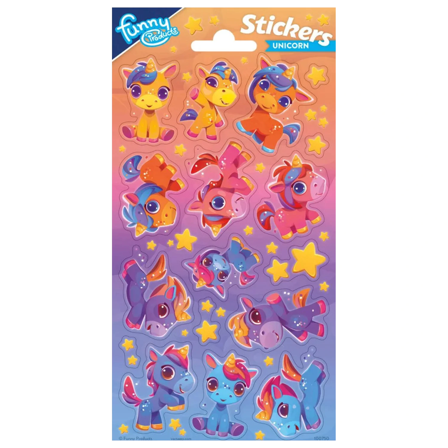 Unicorn Stars naljepnica fotografija proizvoda