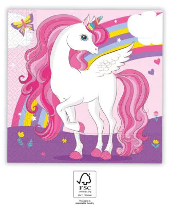 Unicorn salvete paket od 20 komada 33x33 cm FSC fotografija proizvoda