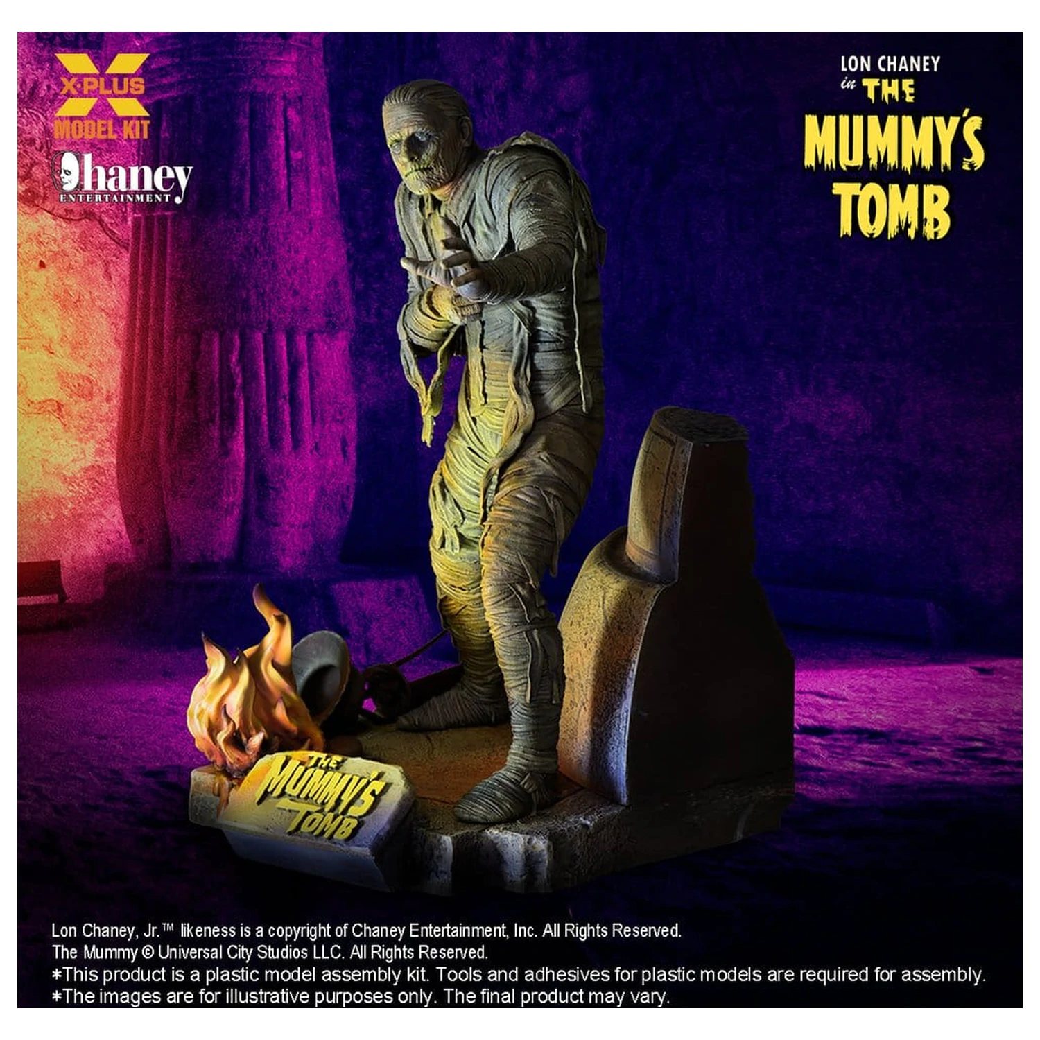 Universal Monsters Komplet plastičnih modela 1/8 Lon Chaney, Jr. as Mummy (Repro) 23 cm fotografija proizvoda