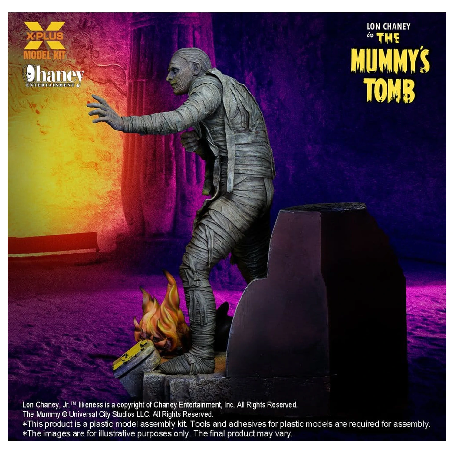 Universal Monsters Komplet plastičnih modela 1/8 Lon Chaney, Jr. as Mummy (Repro) 23 cm fotografija proizvoda