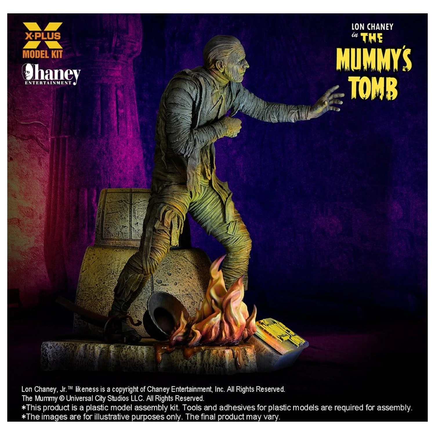 Universal Monsters Komplet plastičnih modela 1/8 Lon Chaney, Jr. as Mummy (Repro) 23 cm fotografija proizvoda