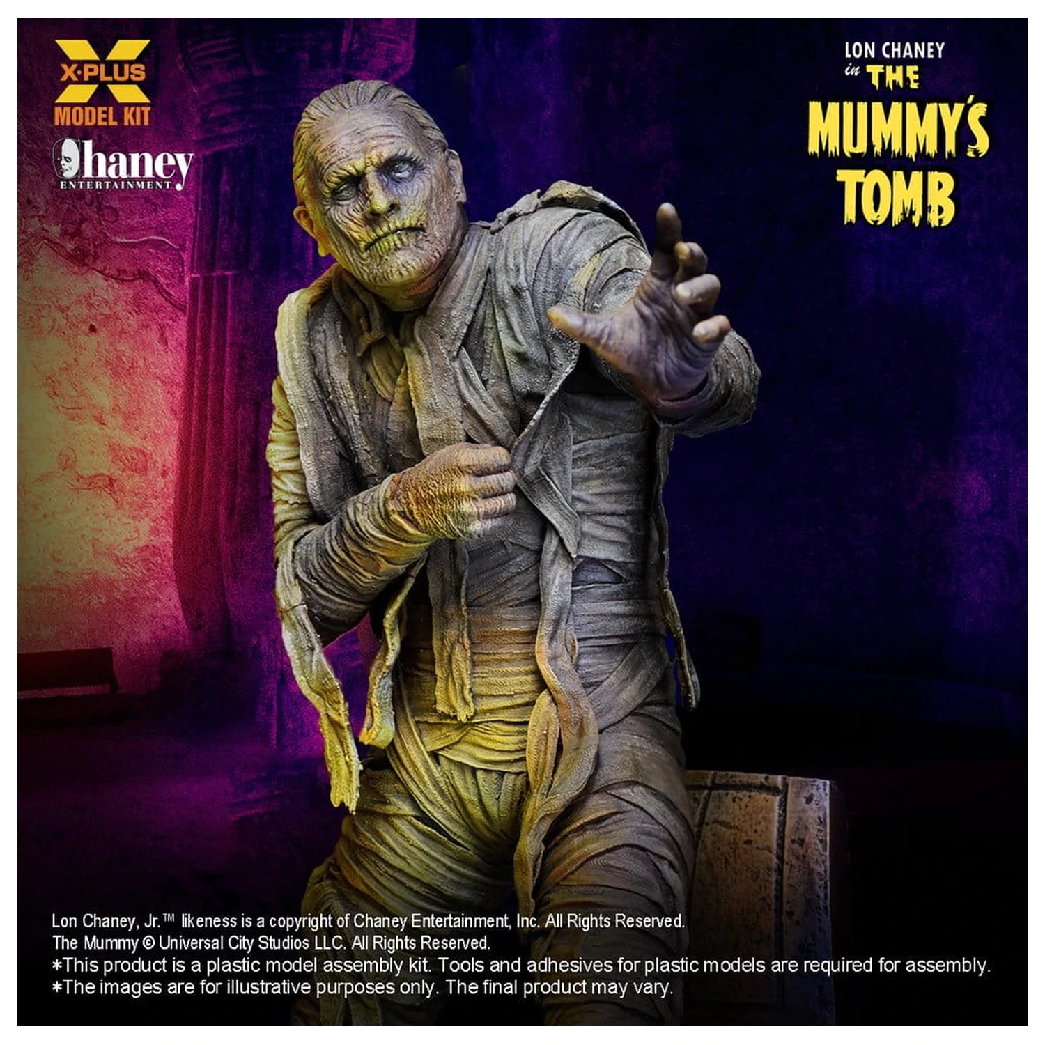 Universal Monsters Komplet plastičnih modela 1/8 Lon Chaney, Jr. as Mummy (Repro) 23 cm fotografija proizvoda