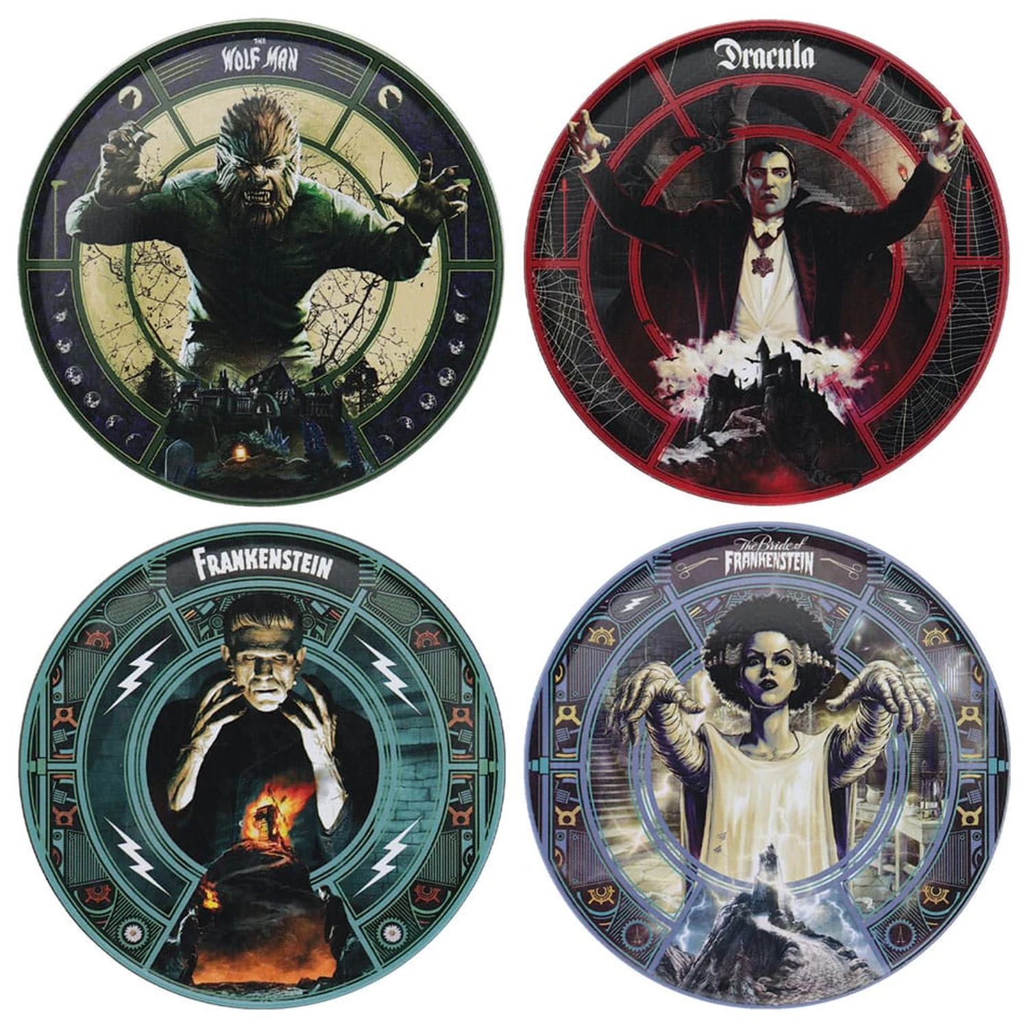 Universal Monsters podmetači 4 komada fotografija proizvoda