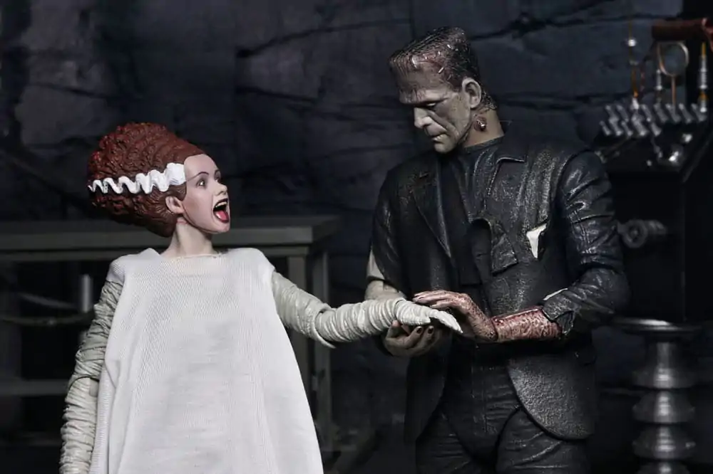 Universal Monsters Action figure 2-paket Bride of Frankenstein 90th Anniversary The Monster & His Mate 18 cm fotografija proizvoda