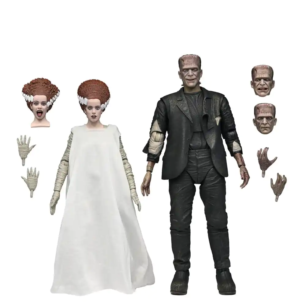 Universal Monsters Action figure 2-paket Bride of Frankenstein 90th Anniversary The Monster & His Mate 18 cm fotografija proizvoda