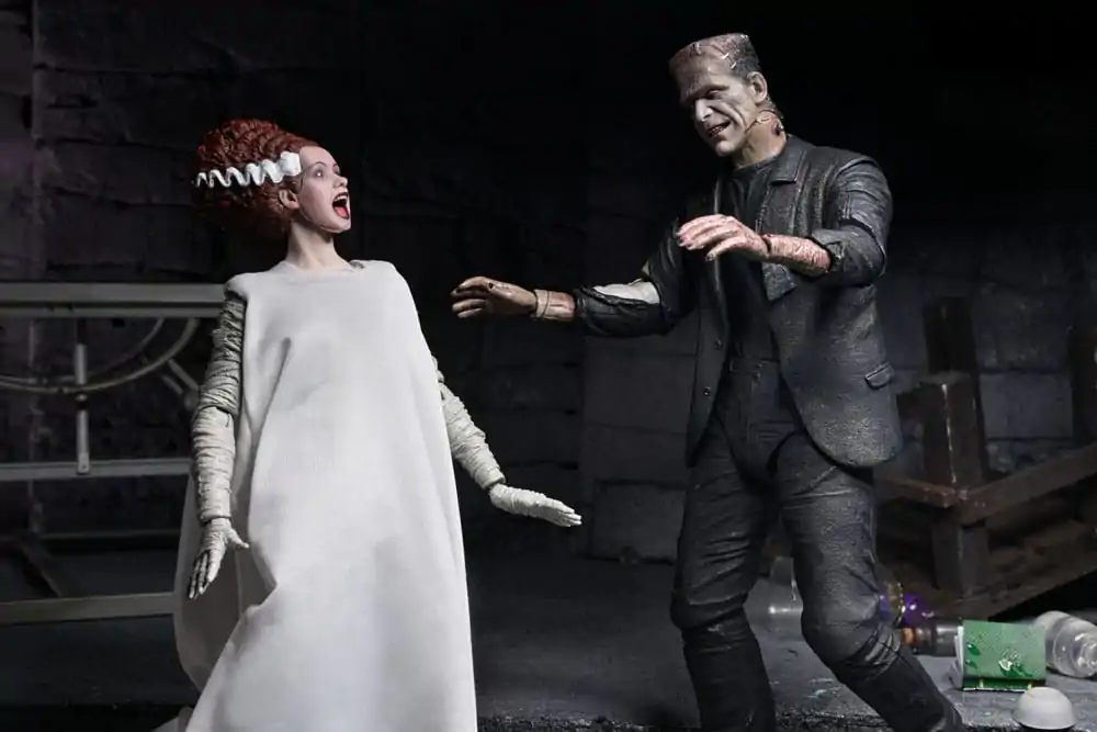 Universal Monsters Action figure 2-paket Bride of Frankenstein 90th Anniversary The Monster & His Mate 18 cm fotografija proizvoda