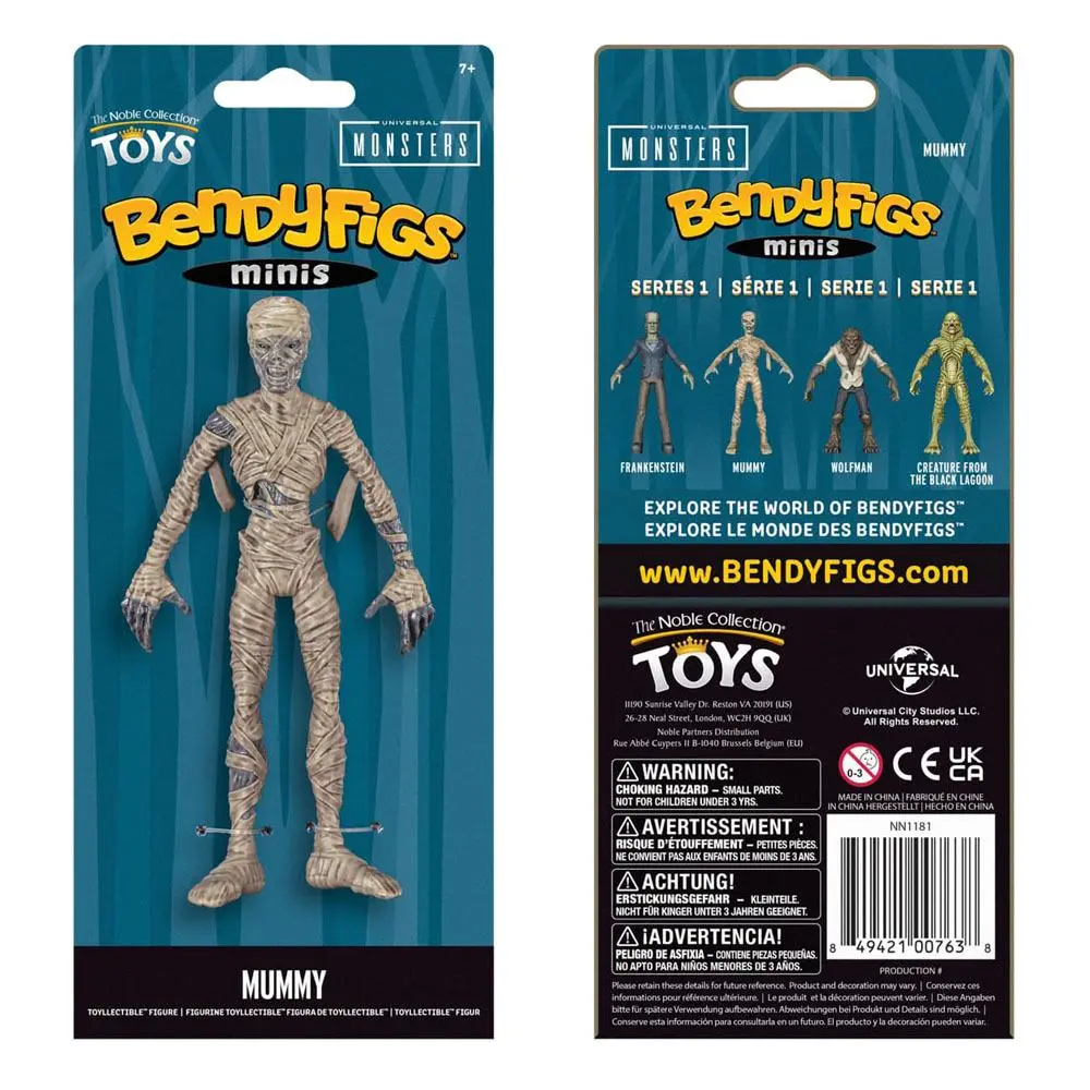 Universal Monsters Bendyfigs Savitljiva figura Mummy 14 cm fotografija proizvoda