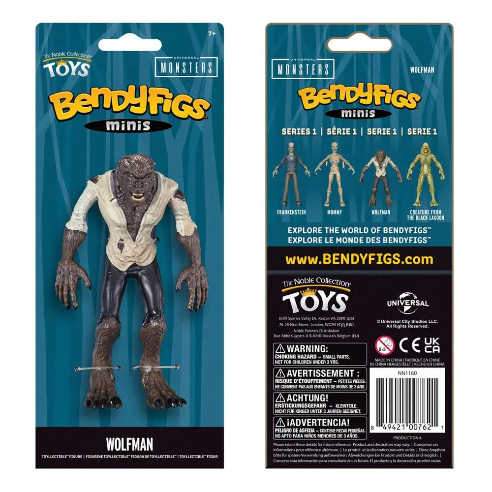 Universal Monsters Bendyfigs Savitljiva figura Wolfman 14 cm fotografija proizvoda