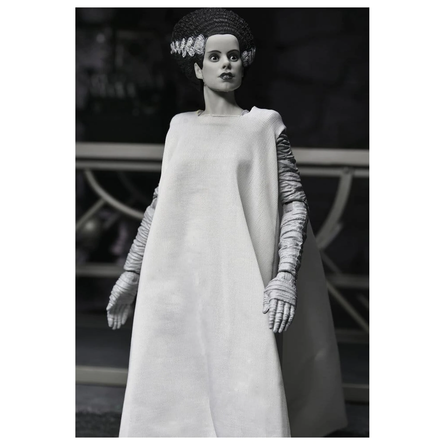 Universal Monsters 2-paket akcijskih figura Bride of Frankenstein 90th Anniversary The Monster & His Mate (B&W) 18 cm fotografija proizvoda