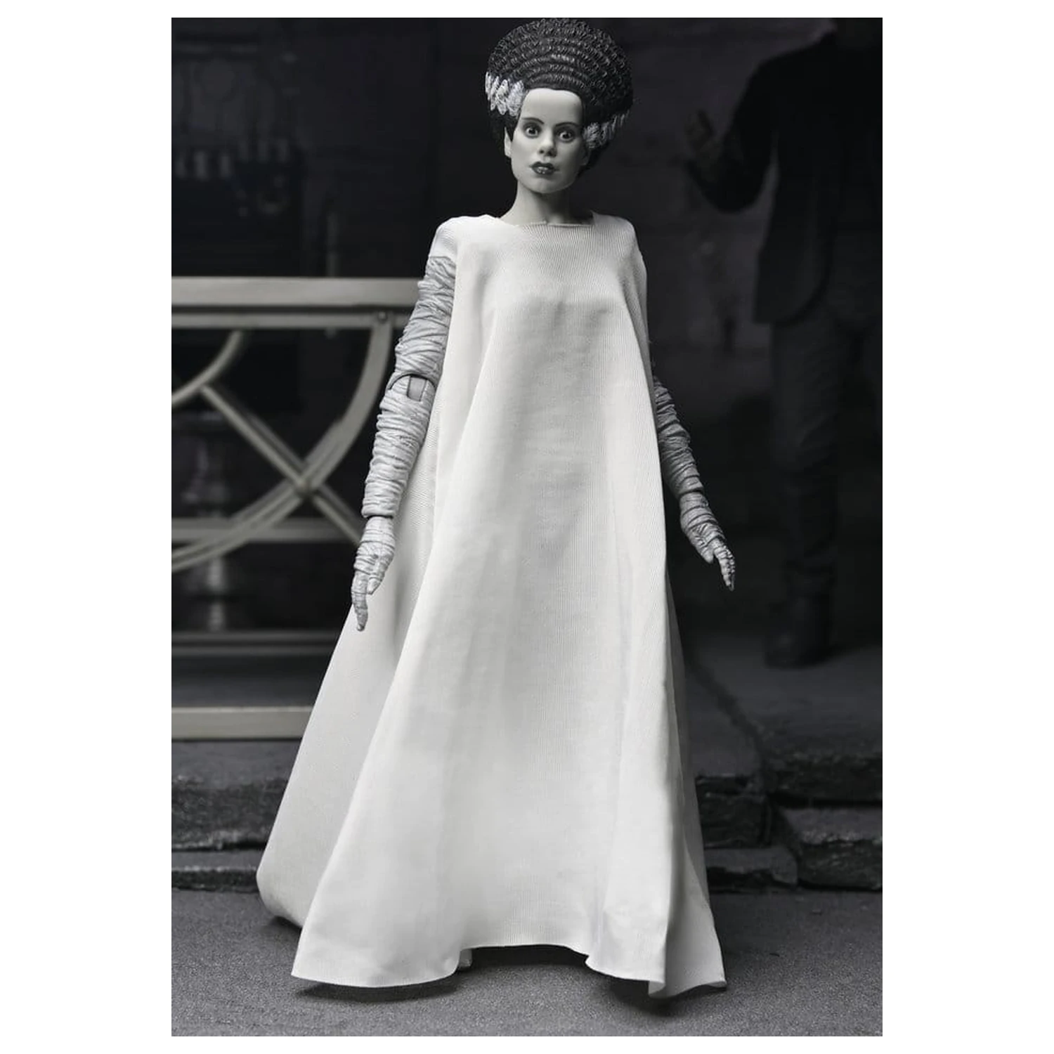 Universal Monsters 2-paket akcijskih figura Bride of Frankenstein 90th Anniversary The Monster & His Mate (B&W) 18 cm fotografija proizvoda