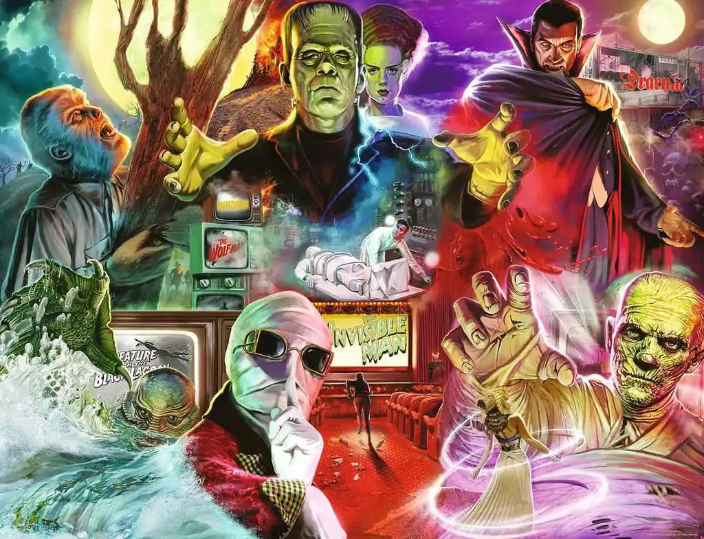 Universal Monsters Puzzle (2000 dijelova) fotografija proizvoda