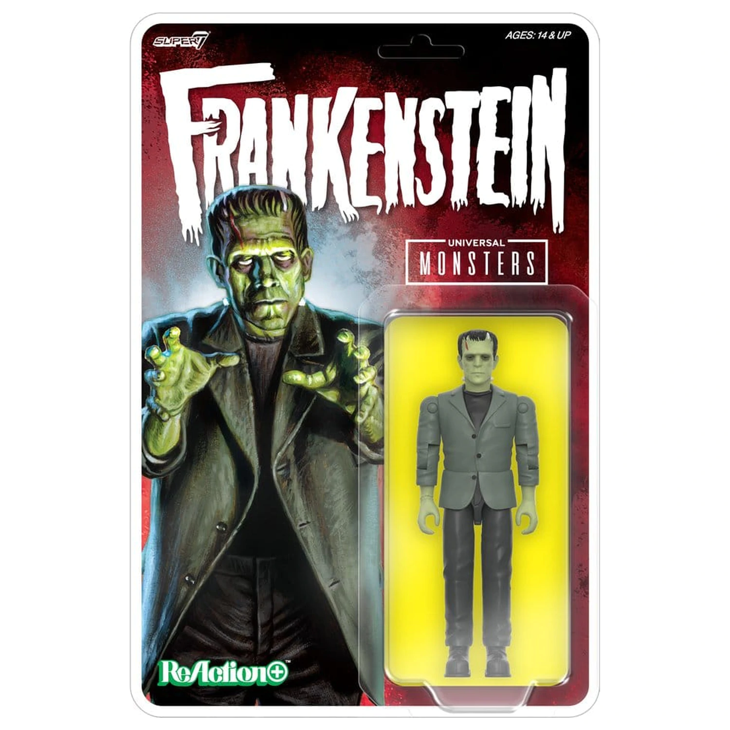 Universal Monsters ReAction+ akcijska figura Val 02 Frankenstein fotografija proizvoda