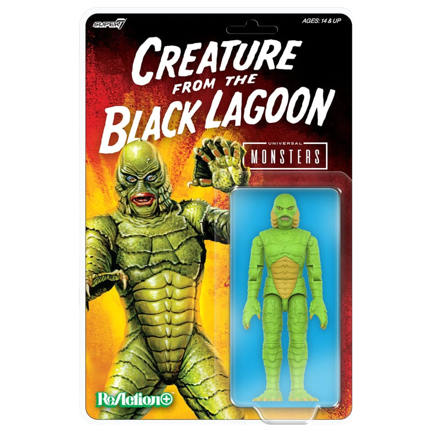Universal Monsters ReAction+ Akcijska figura Val 1 Creature from the Black Lagoon 10 cm fotografija proizvoda
