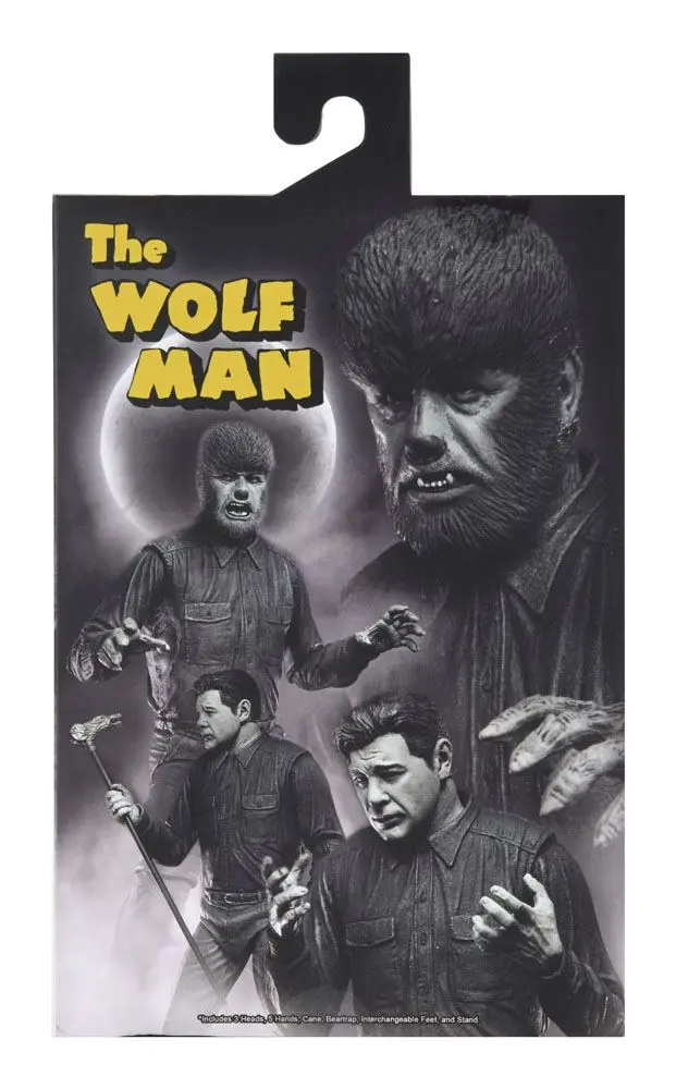 Universal Monsters akcijska figura Ultimate The Wolf Man (crno-bijela) 18 cm fotografija proizvoda
