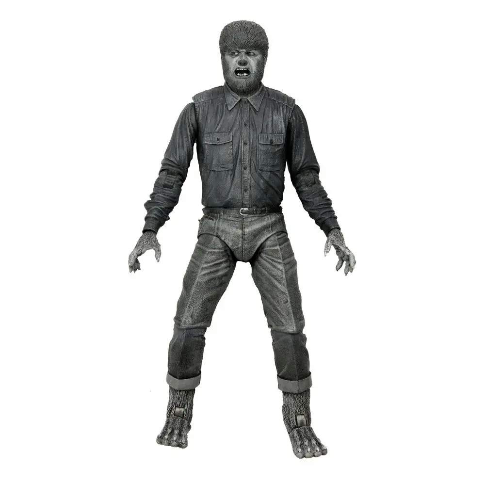 Universal Monsters akcijska figura Ultimate The Wolf Man (crno-bijela) 18 cm fotografija proizvoda