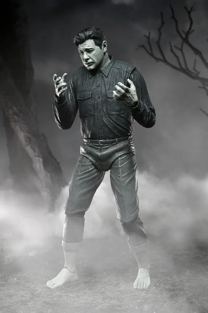 Universal Monsters akcijska figura Ultimate The Wolf Man (crno-bijela) 18 cm fotografija proizvoda