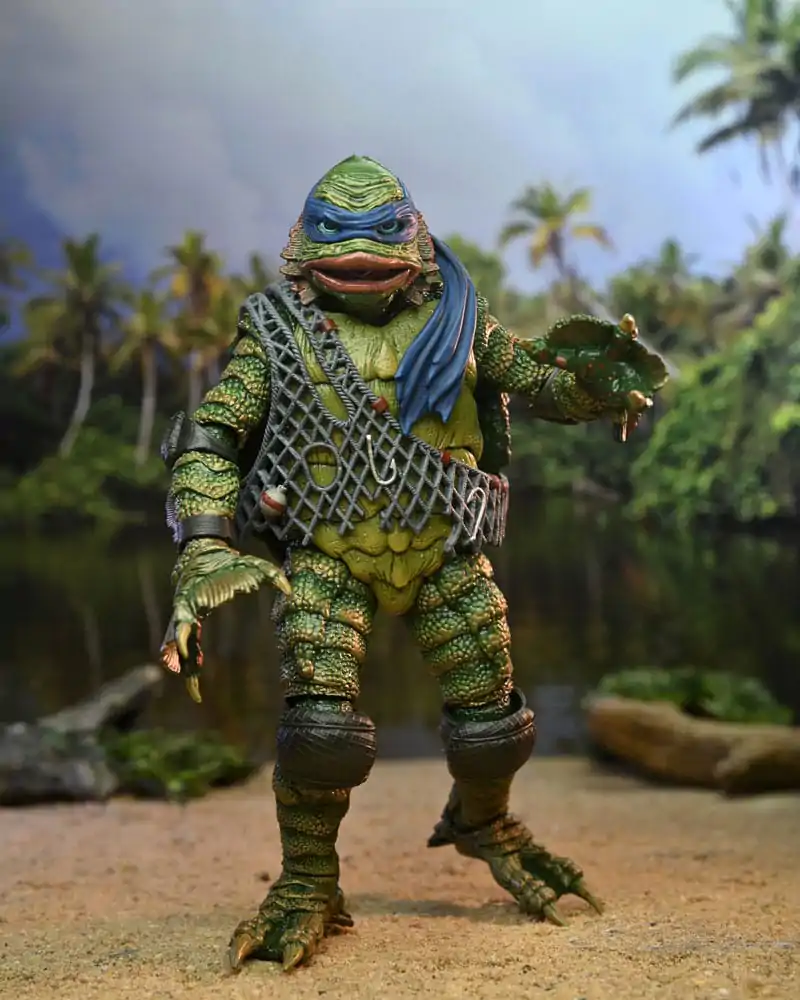 Universal Monsters x Teenage Mutant Ninja Turtles akcijska figura razmjera Leonardo kao stvorenje 18 cm fotografija proizvoda