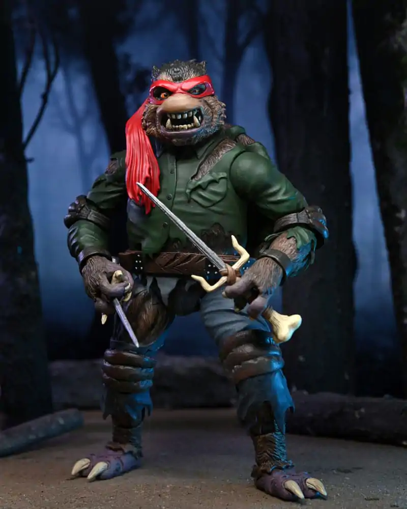 Universal Monsters x Teenage Mutant Ninja Turtles Akcijska Figura Ultimate Raphael as The Wolfman 18 cm fotografija proizvoda