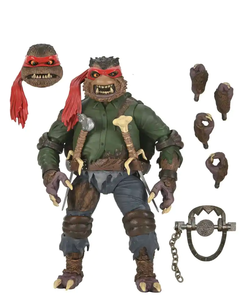 Universal Monsters x Teenage Mutant Ninja Turtles Akcijska Figura Ultimate Raphael as The Wolfman 18 cm fotografija proizvoda