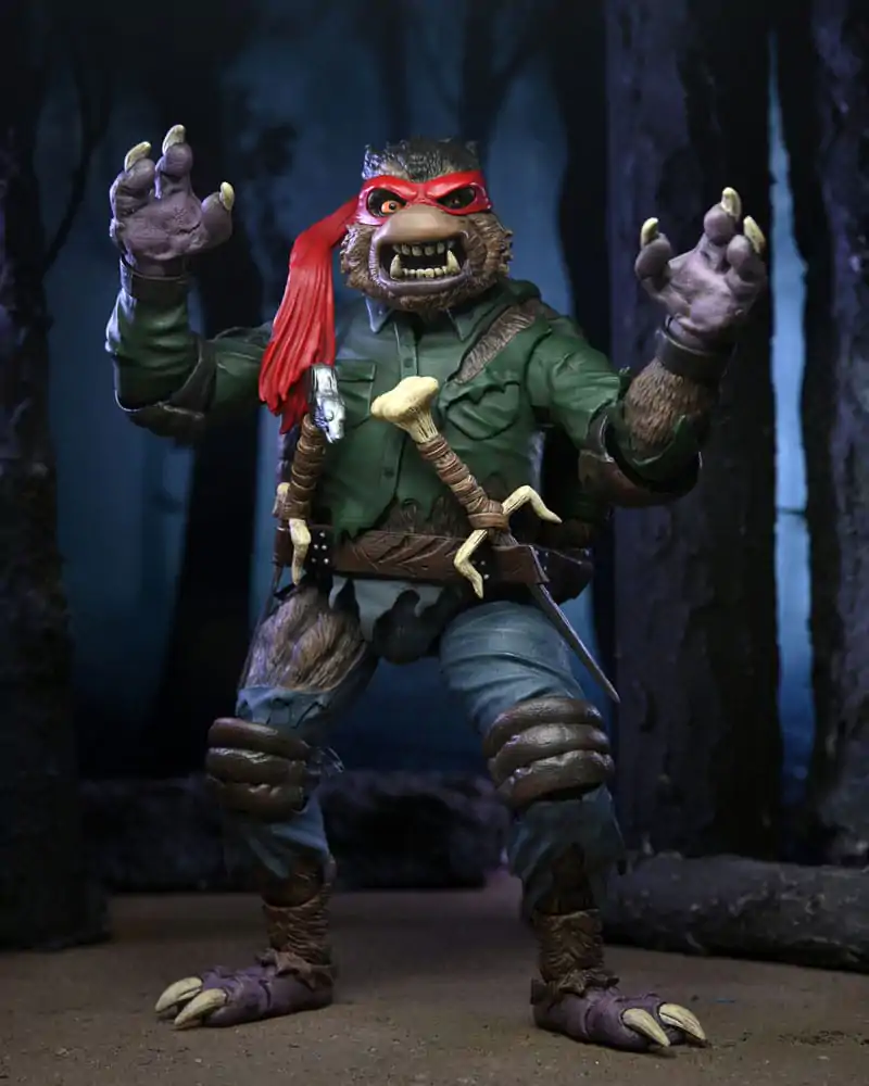 Universal Monsters x Teenage Mutant Ninja Turtles Akcijska Figura Ultimate Raphael as The Wolfman 18 cm fotografija proizvoda