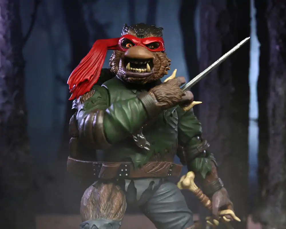 Universal Monsters x Teenage Mutant Ninja Turtles Akcijska Figura Ultimate Raphael as The Wolfman 18 cm fotografija proizvoda