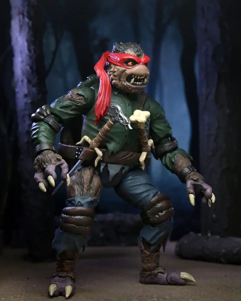 Universal Monsters x Teenage Mutant Ninja Turtles Akcijska Figura Ultimate Raphael as The Wolfman 18 cm fotografija proizvoda