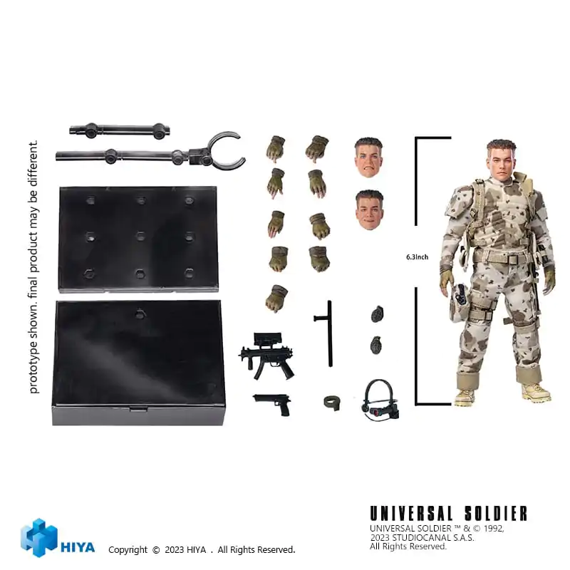 Universal Soldier Exquisite Super Series akcijska figura 1/12 Luc Deveraux 16 cm fotografija proizvoda