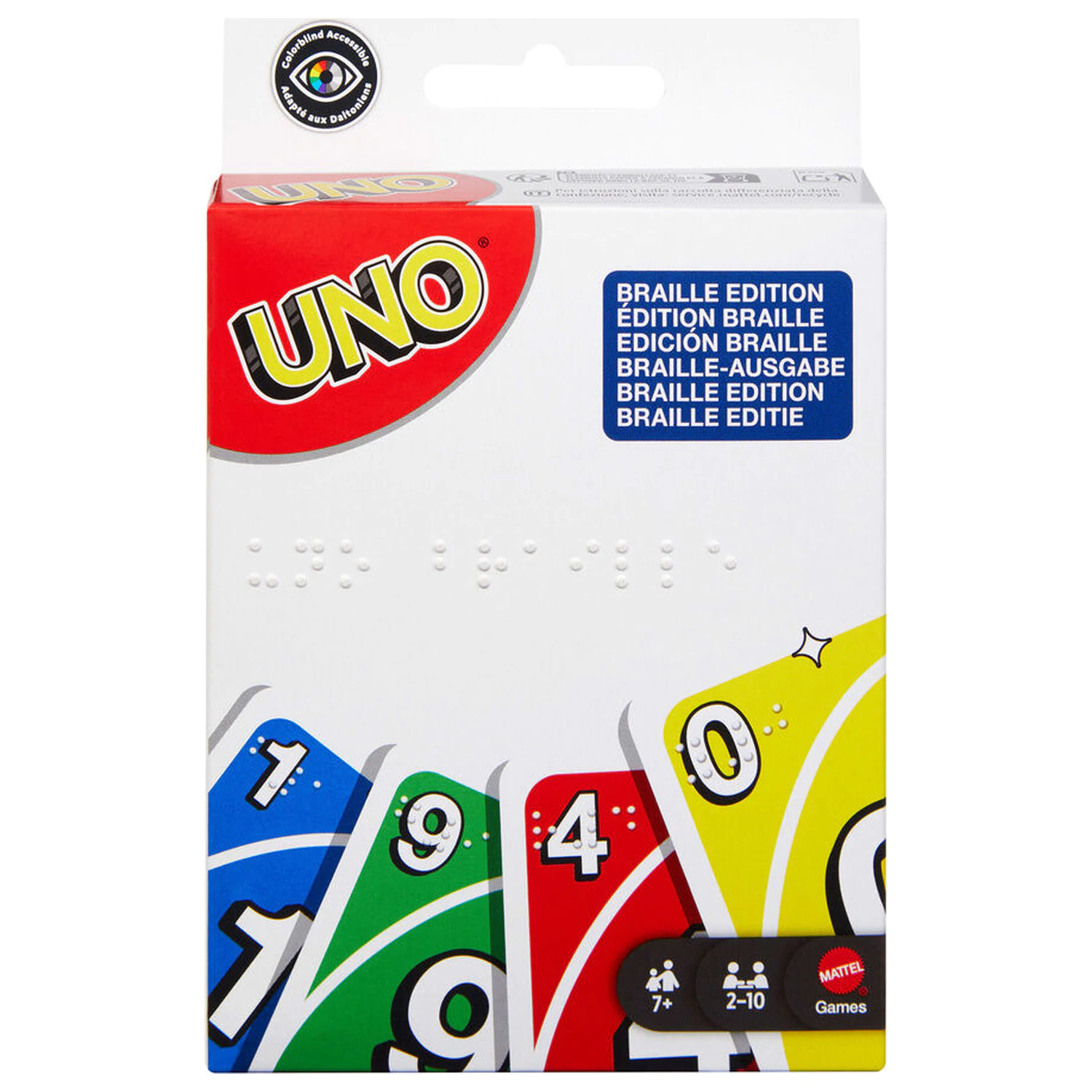 UNO Braille kartaška igra fotografija proizvoda