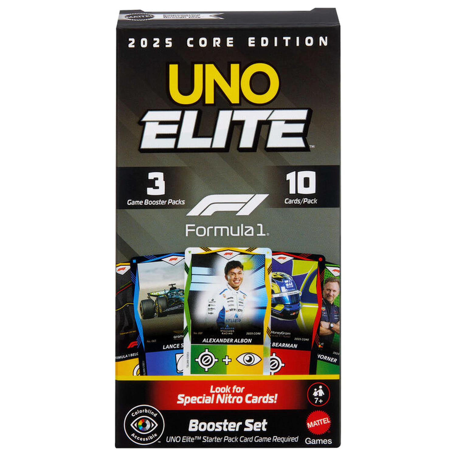 UNO Elite F1 Booster Pack kartaška igra fotografija proizvoda