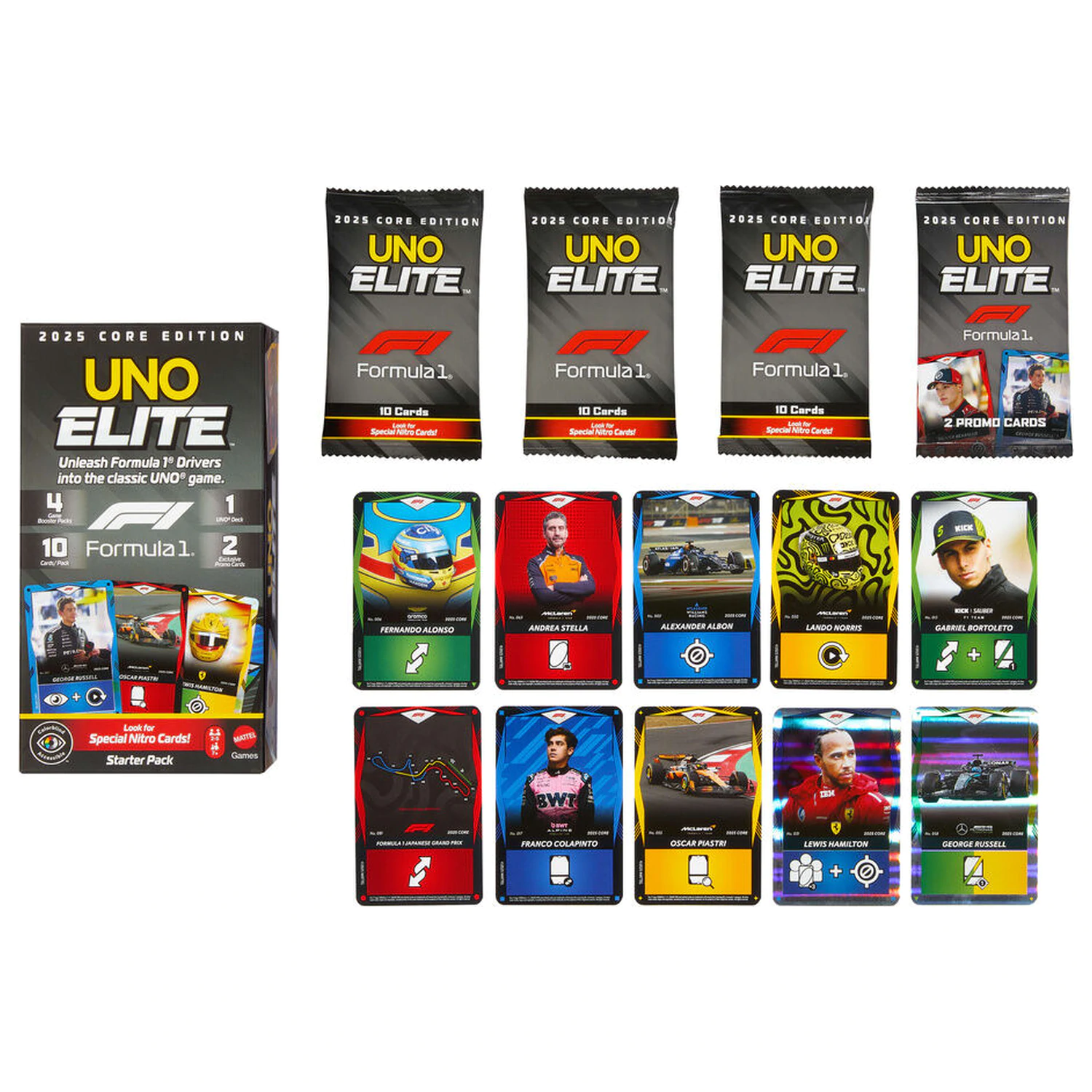 UNO Elite F1 Početni paket kartaška igra fotografija proizvoda