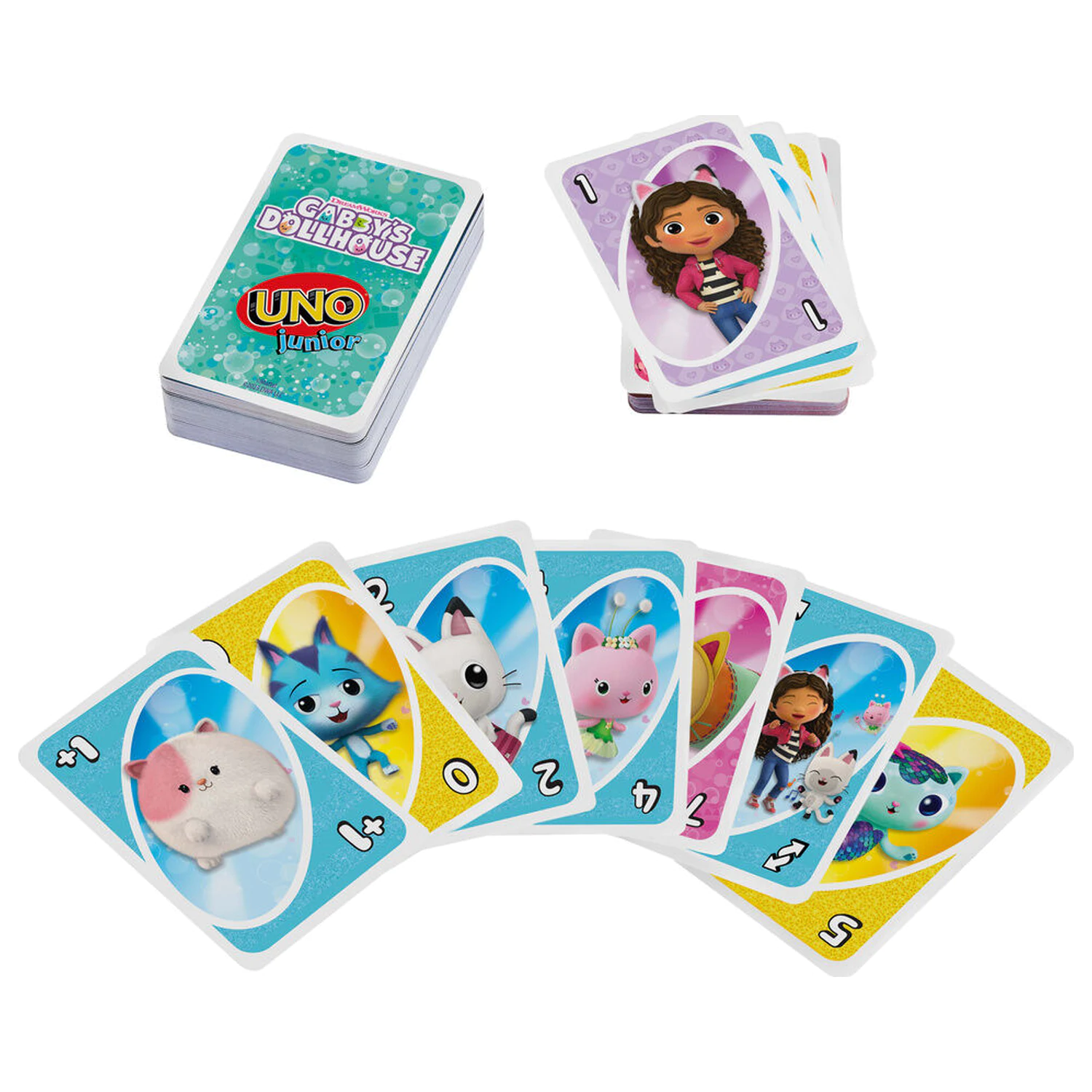 UNO Gabbys Dollhouse kartaška igra fotografija proizvoda