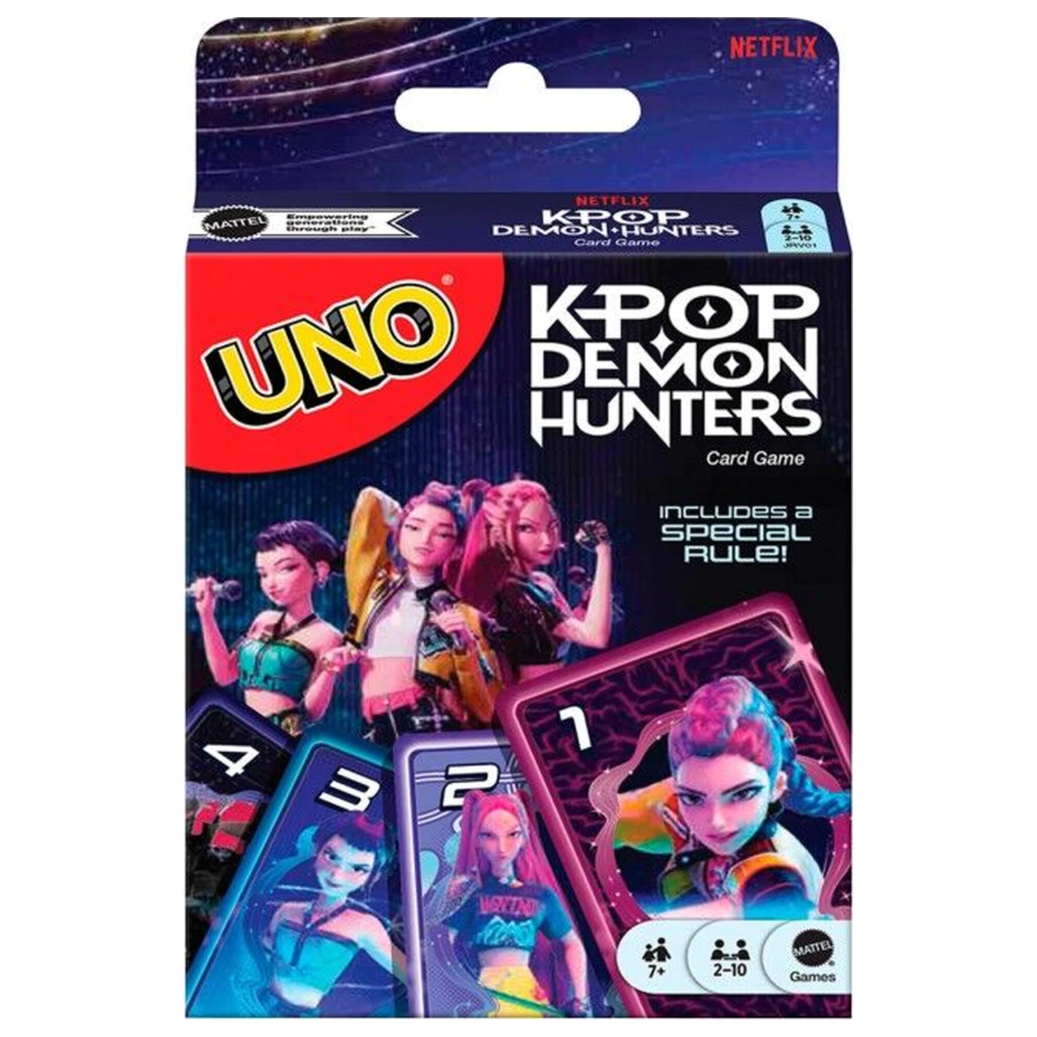 UNO K-Pop Demon Hunters kartaška igra fotografija proizvoda