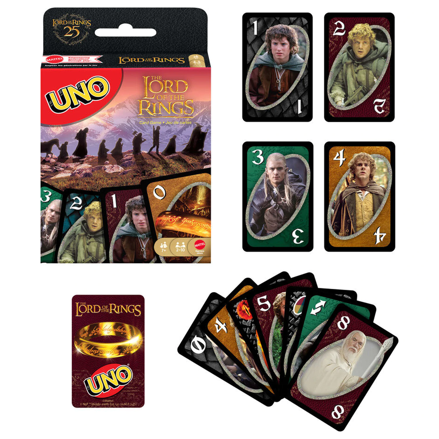 UNO Lord of the Rings kartaška igra fotografija proizvoda