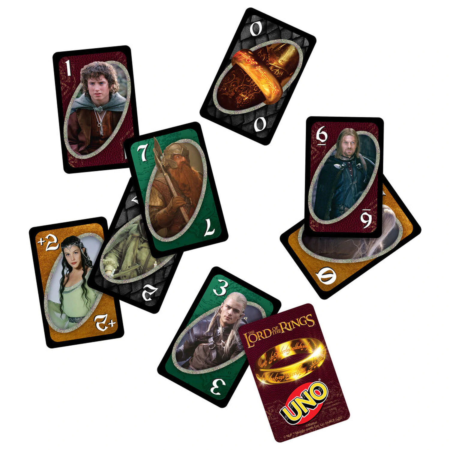 UNO Lord of the Rings kartaška igra fotografija proizvoda
