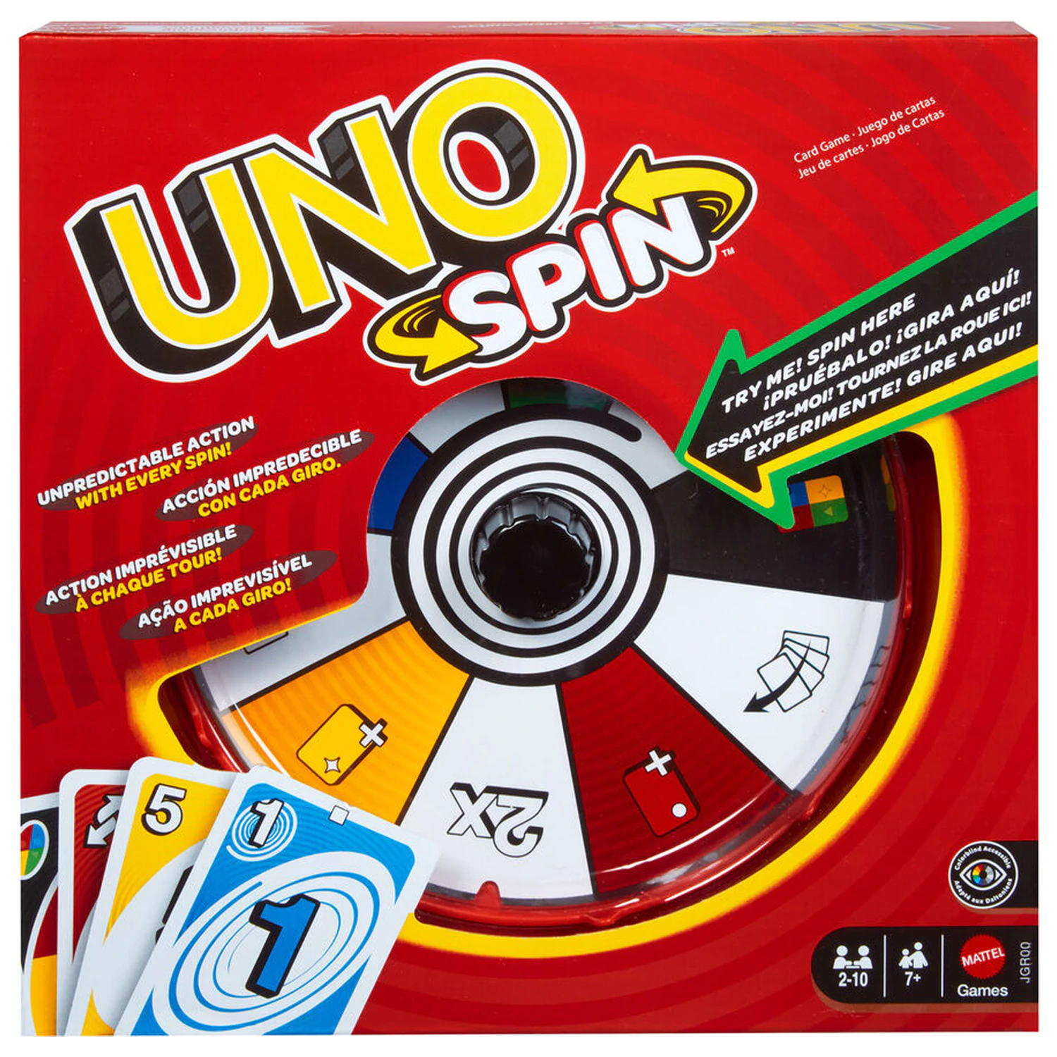 UNO Spin kartaška igra fotografija proizvoda